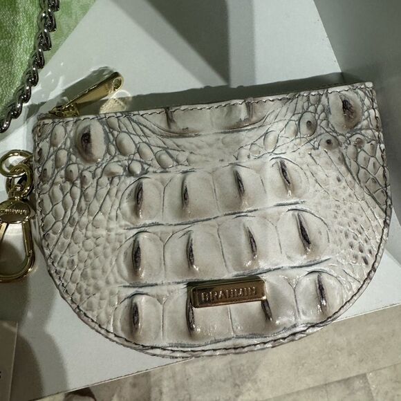 NWT Brahmin Britt fairest gray Crocodile-Embossed - Picture 3 of 4